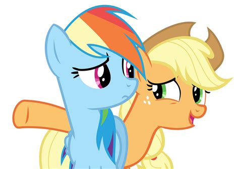 mlp applejack and rainbow dash